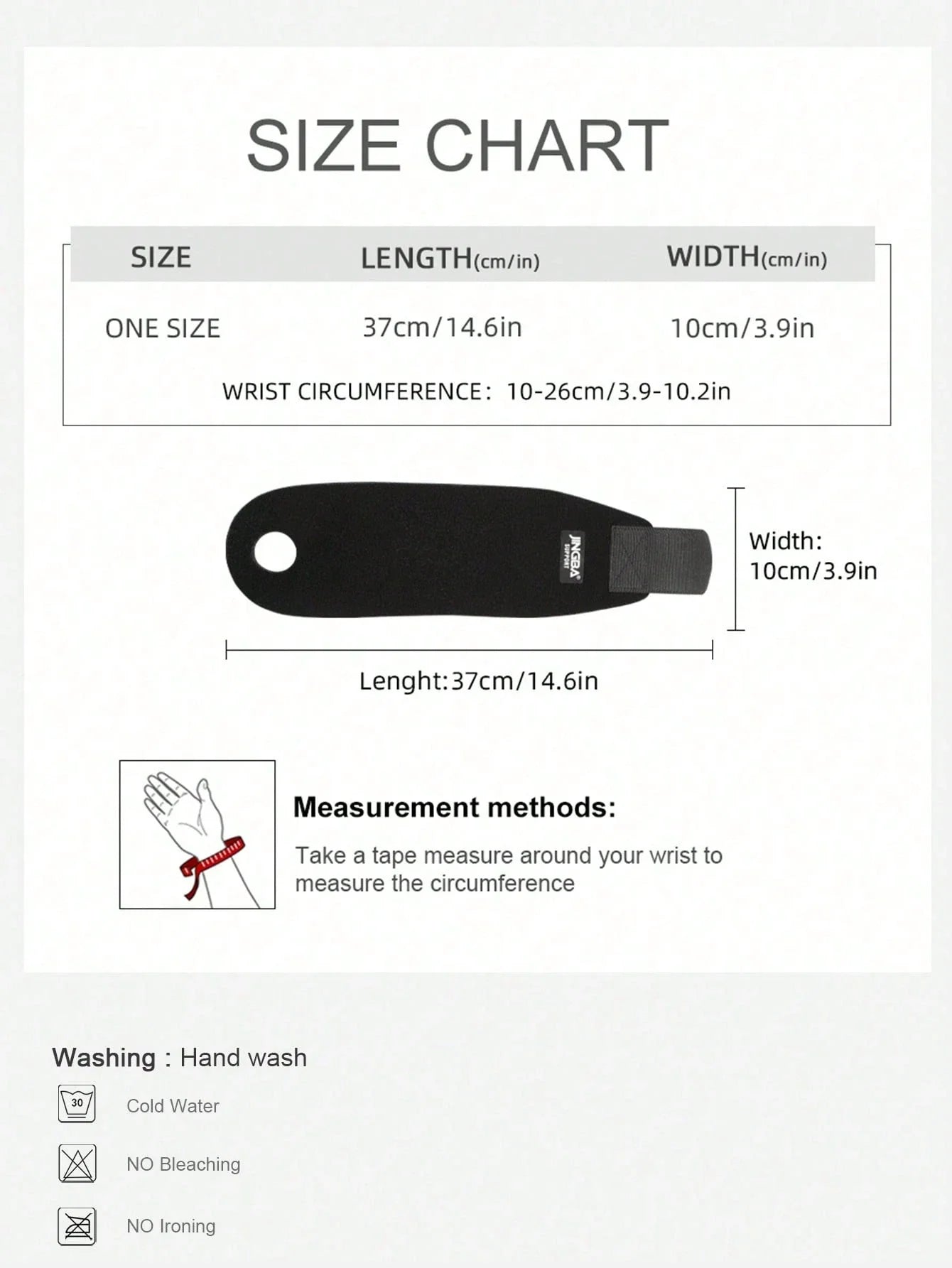 Adjustable Wrist Brace Support Wrap