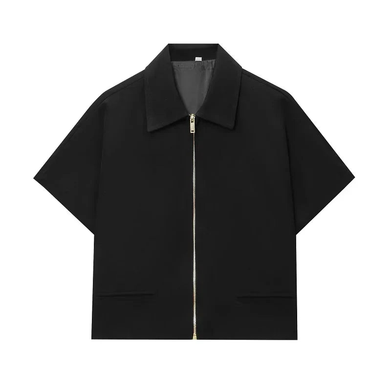 MUJER 2025 Cropped Varsity Jacket
