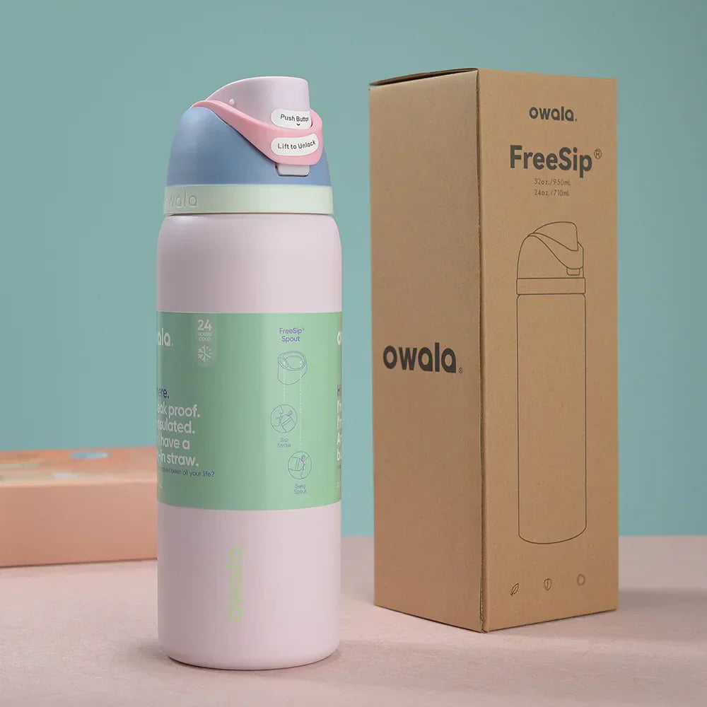 Owala FreeSip Grass Green Bottle