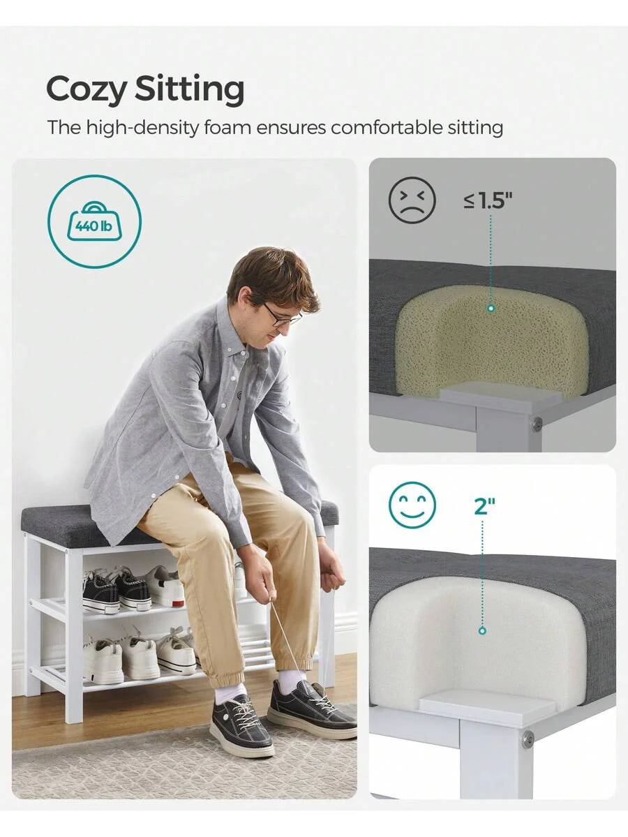 SONGMICS Shoe Bench
