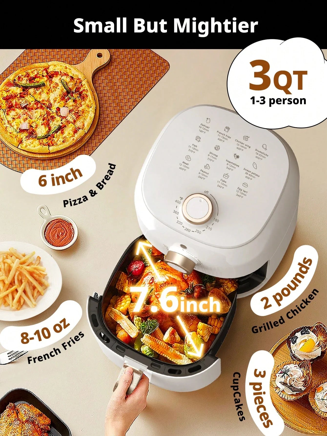 Comfee 3QT Air Fryer
