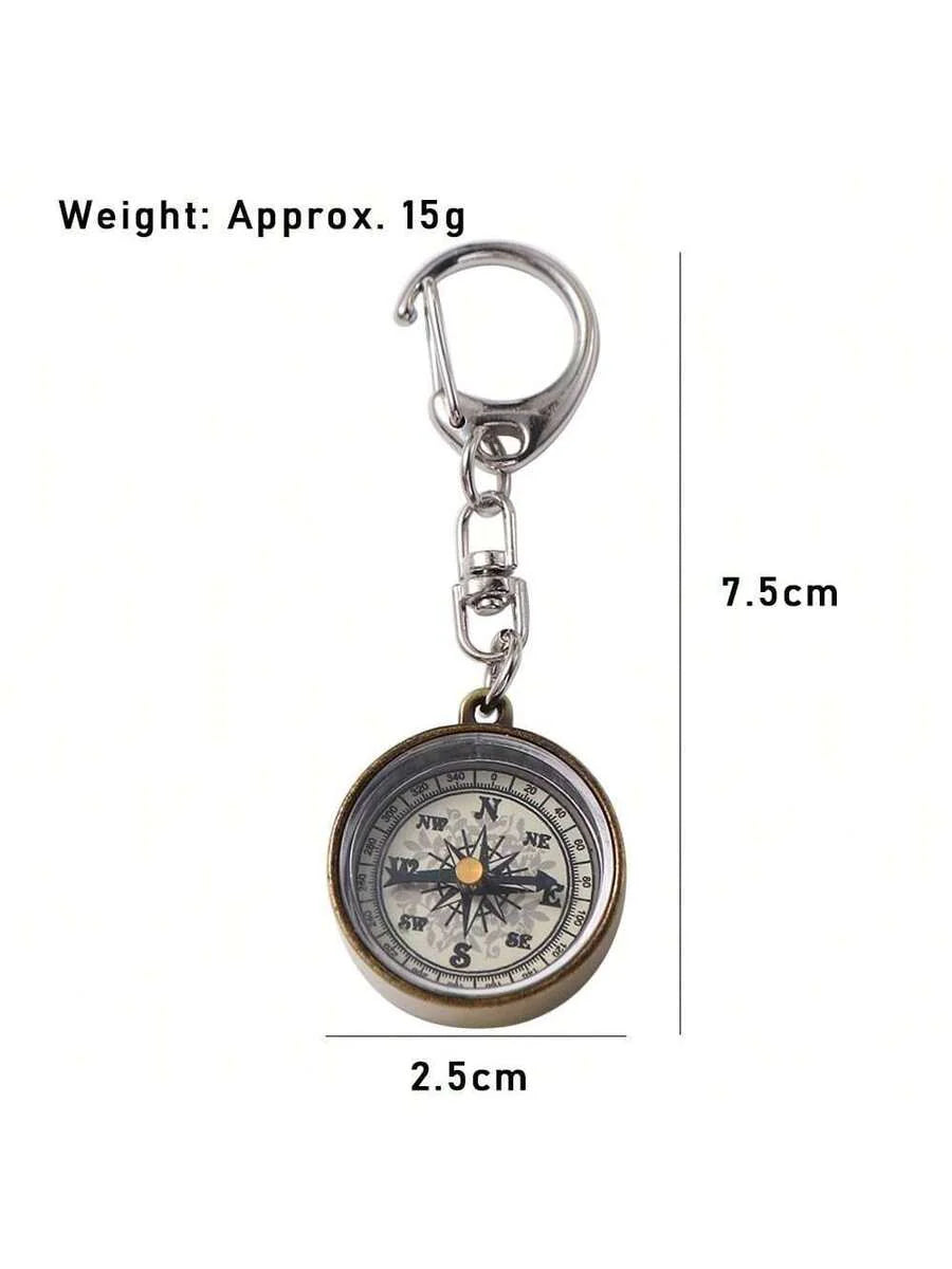 Mini Compass Vintage Survival Zinc Alloy Pocket Compass