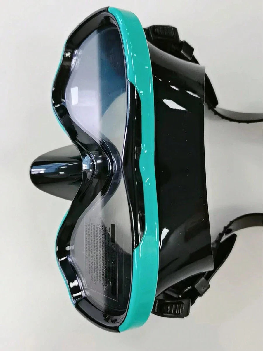 Adult Scuba Diving Mask, Tempered Glass One-Piece Mask
