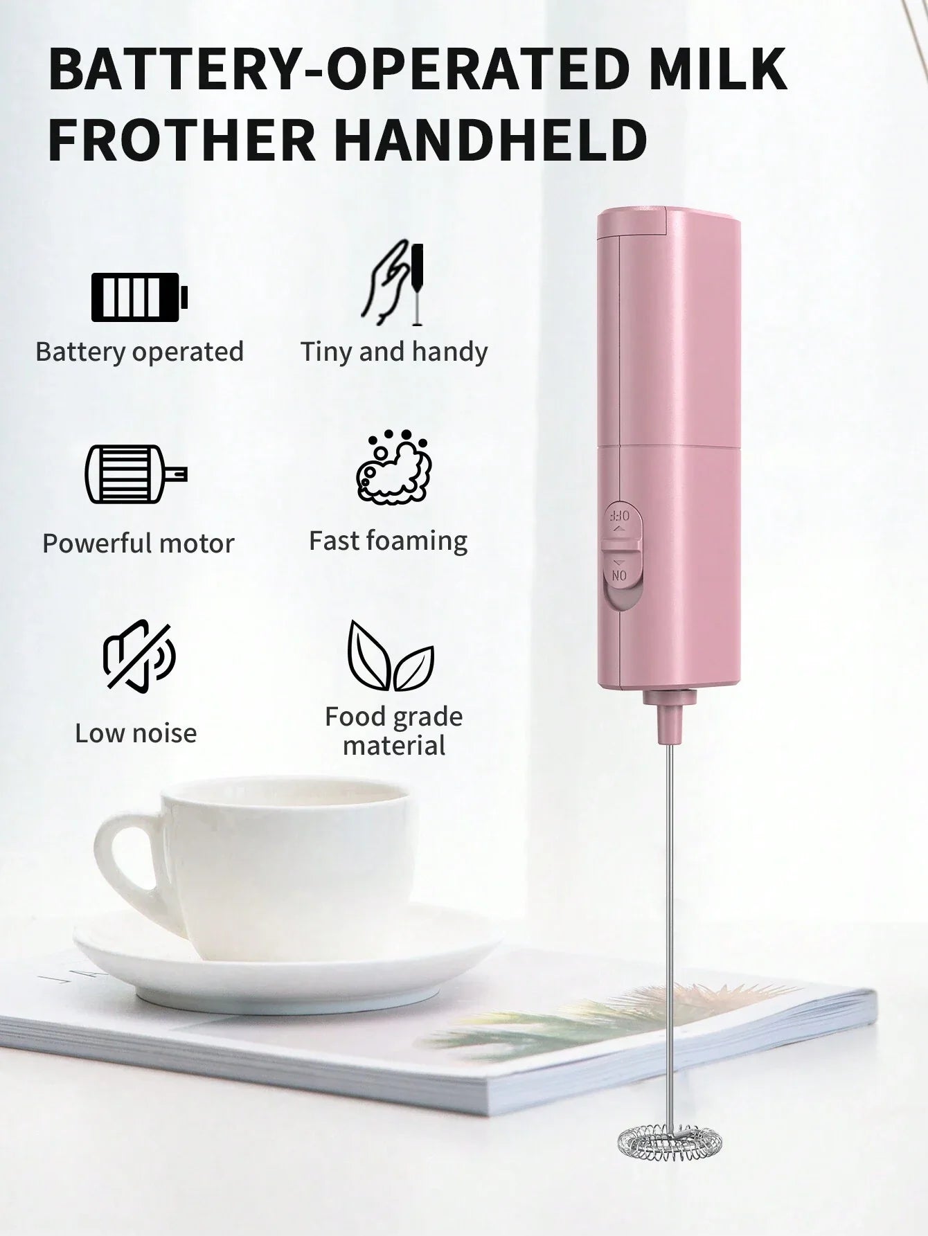 CLITON Handheld Electric Milk Frother
