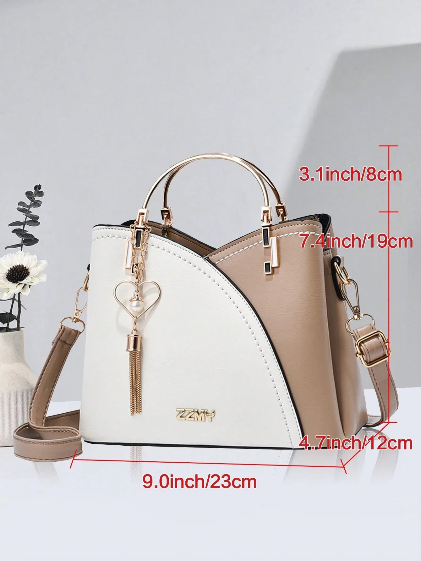 Colorful Heart-Shaped Crossbody Bag
