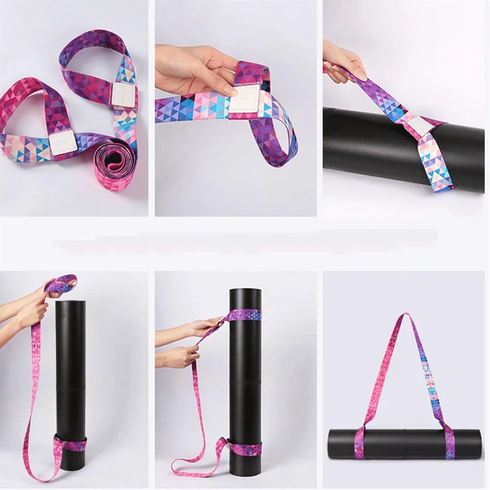 Printed Yoga Mat Strap Belt