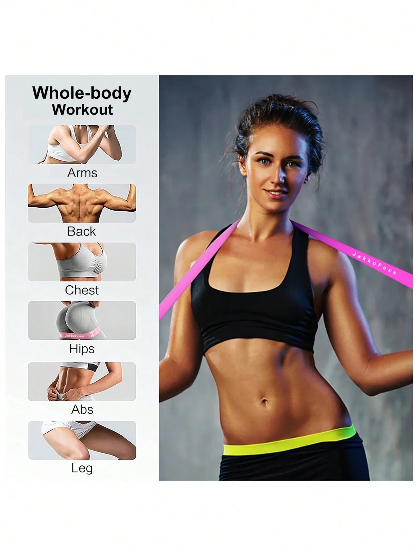 5pcs Yoga Resistance Bands