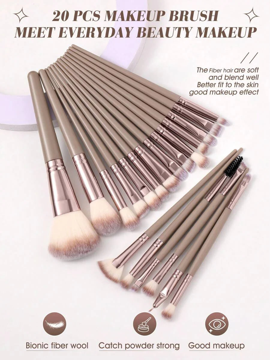 43pcs Makeup Brush Set, Including Eyeshadow Brush
