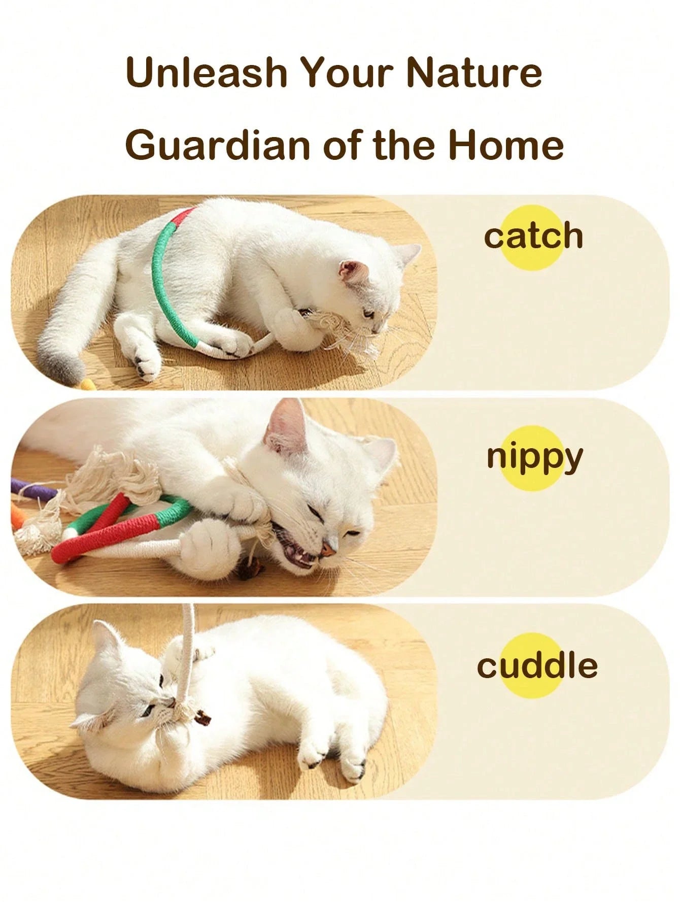 PETSIN Cat Chewing Rope Toys