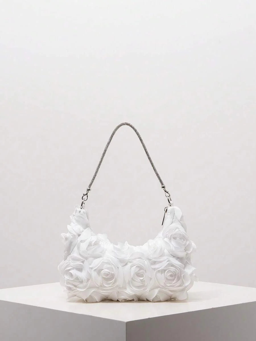 Random Pattern Shoulder Bag, Sequin Bag