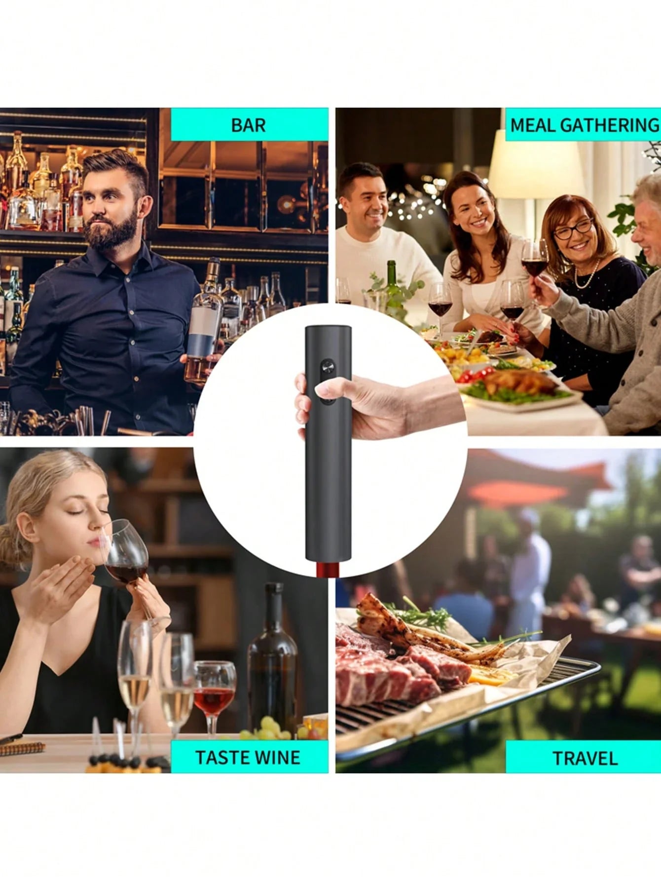 CLITON Electric Wine Opener Set