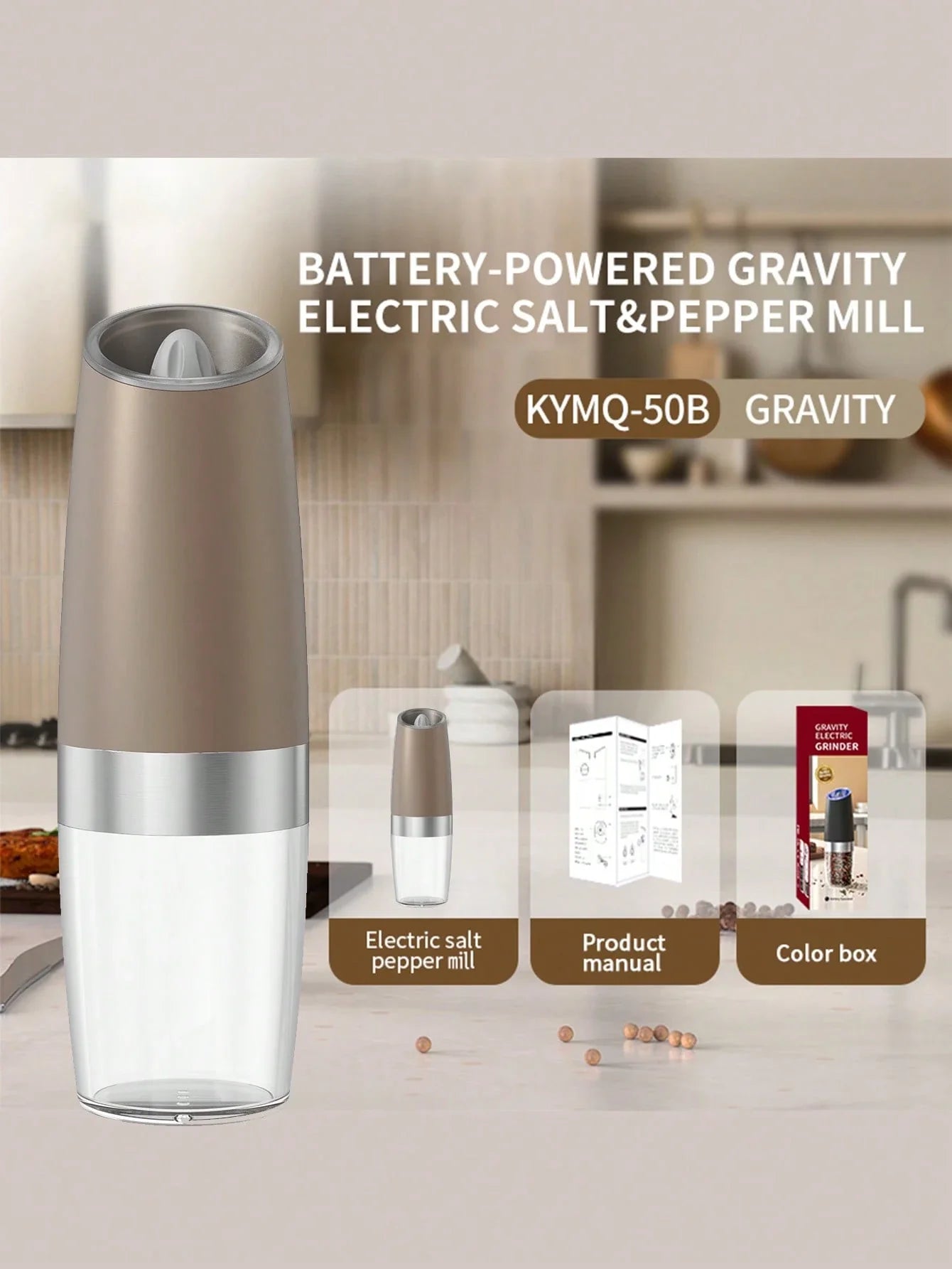 CLITON Gravity Electric Grinder Set