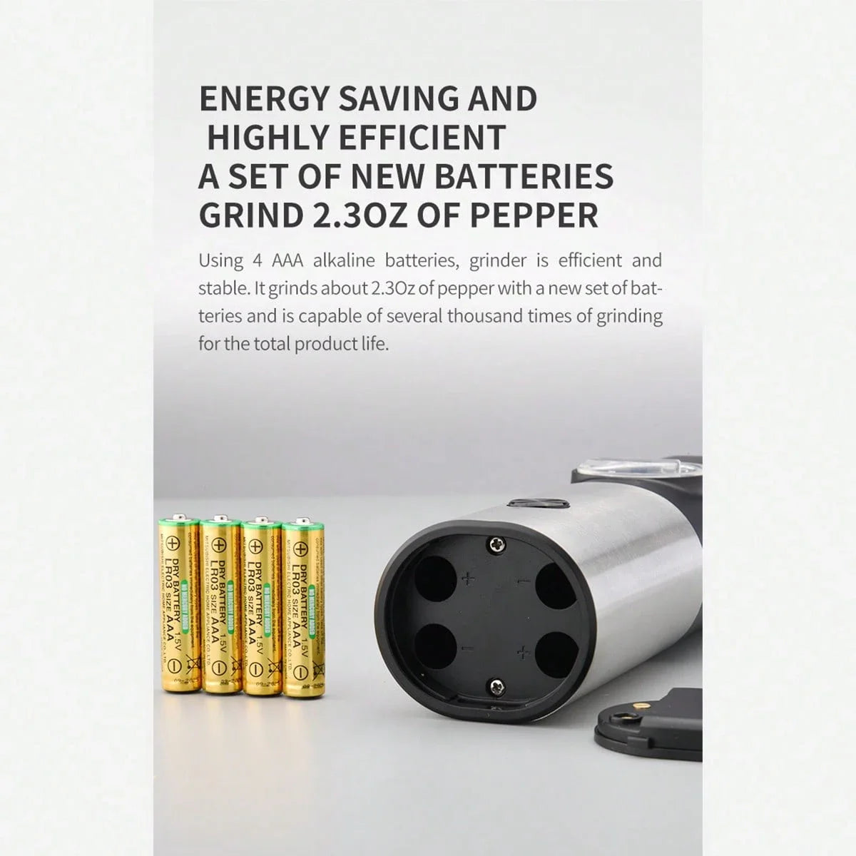 CLITON Electric Salt Pepper Grinder
