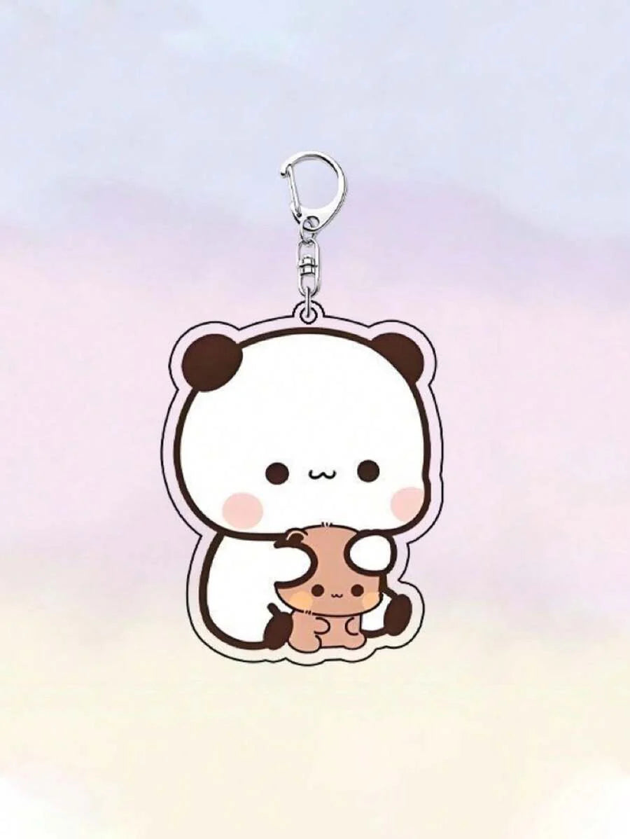 Bubu & Dudu Bear Backpack Charm Keychain