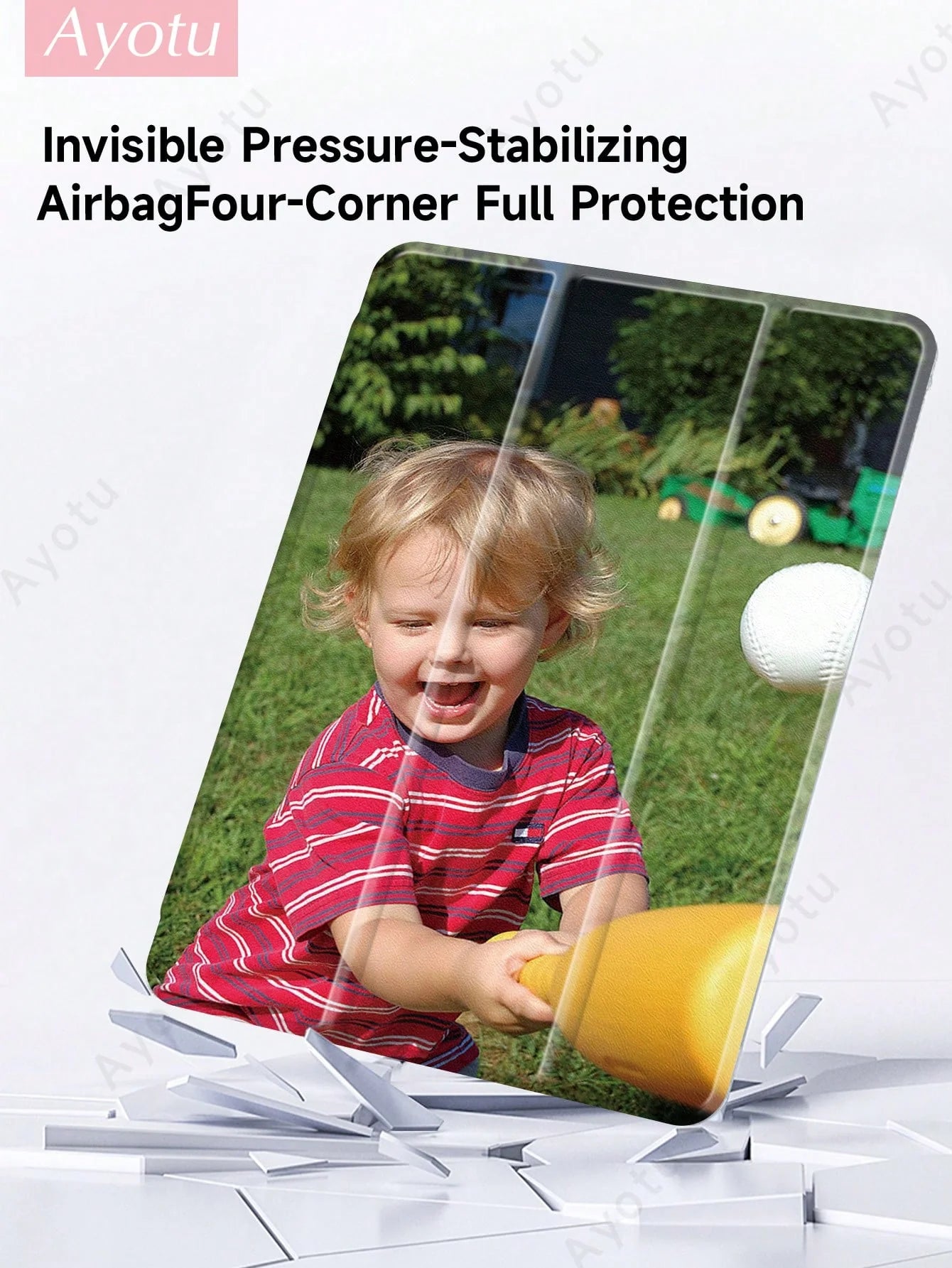 Custom Image Text iPad Case