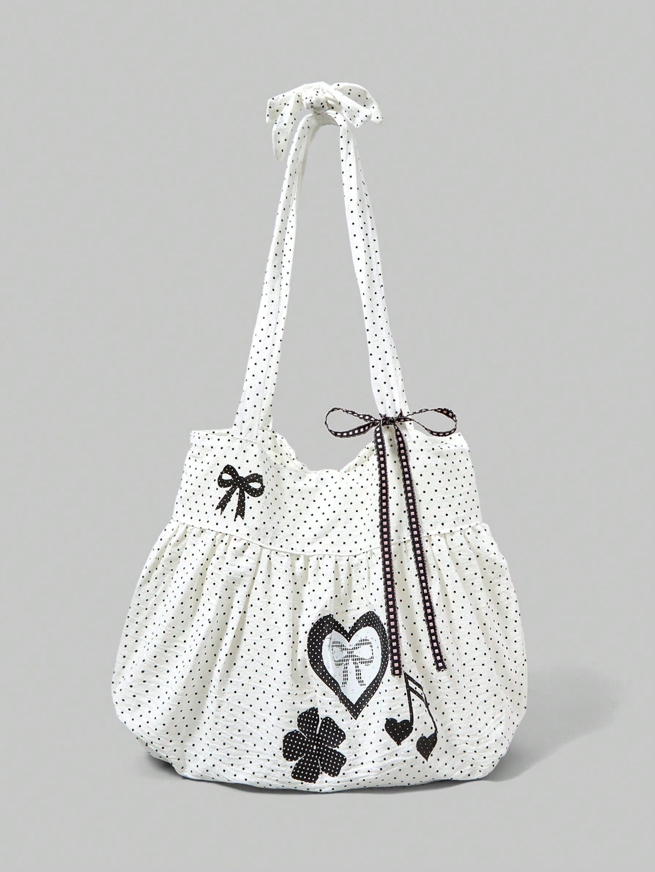 ROMWE Anime Vintage Crossbody Tote