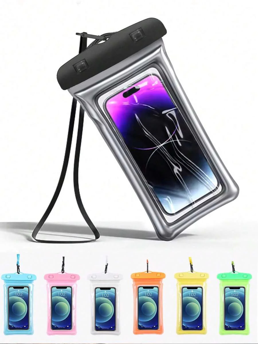 PVC Waterproof Phone Pouch With Lanyard