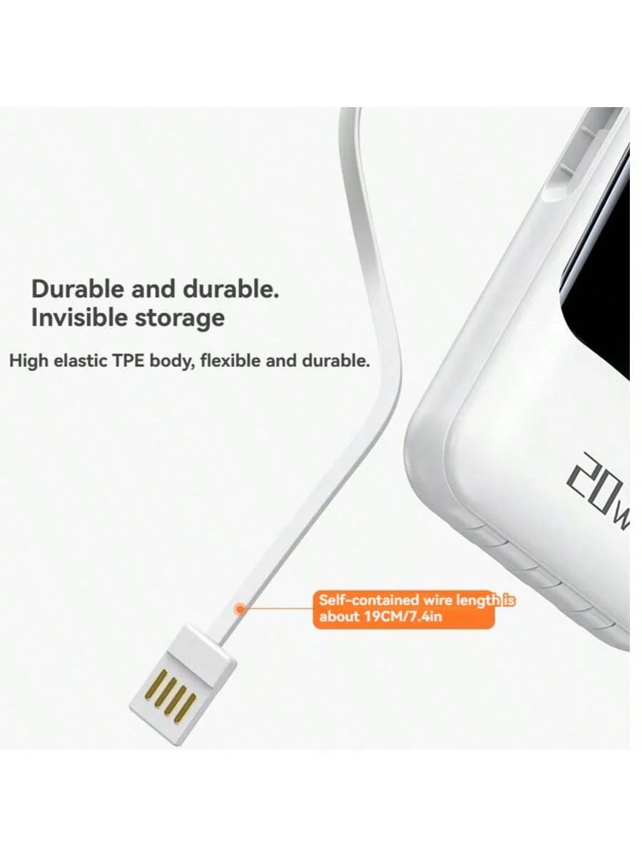 Small Portable Charger Power Bank PD20w Fast Charging