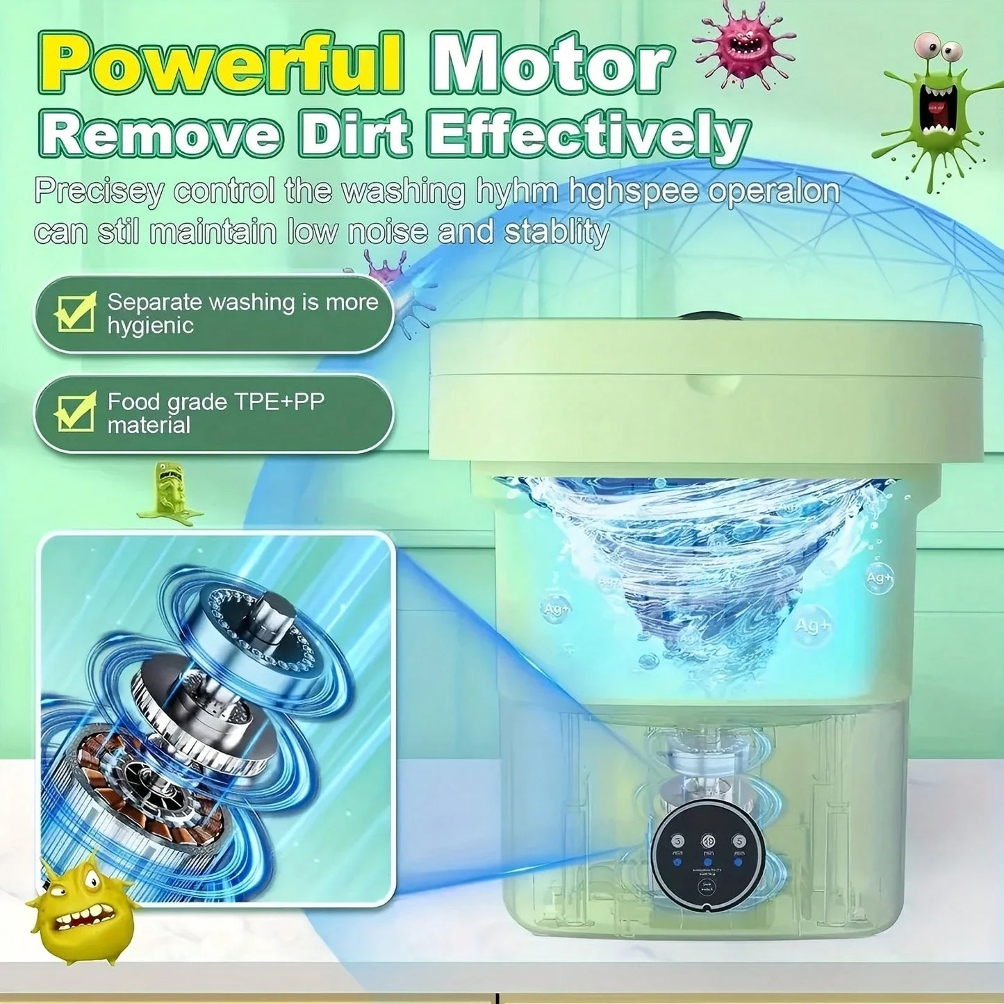 Portable 11L Mini Washing Machine