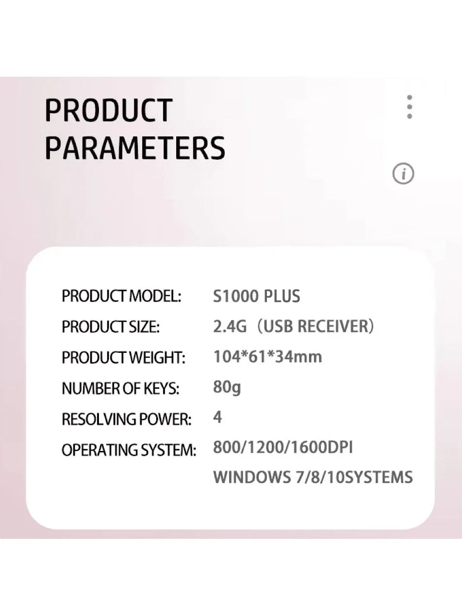 HP Wireless Mouse, Cute Silent, 2.4GHz Stable Connection