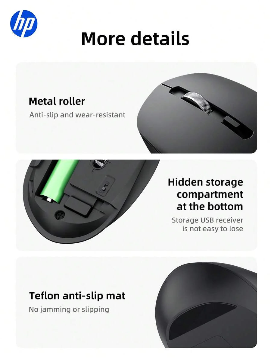 HP Wireless Mouse, Cute Silent, 2.4GHz Stable Connection