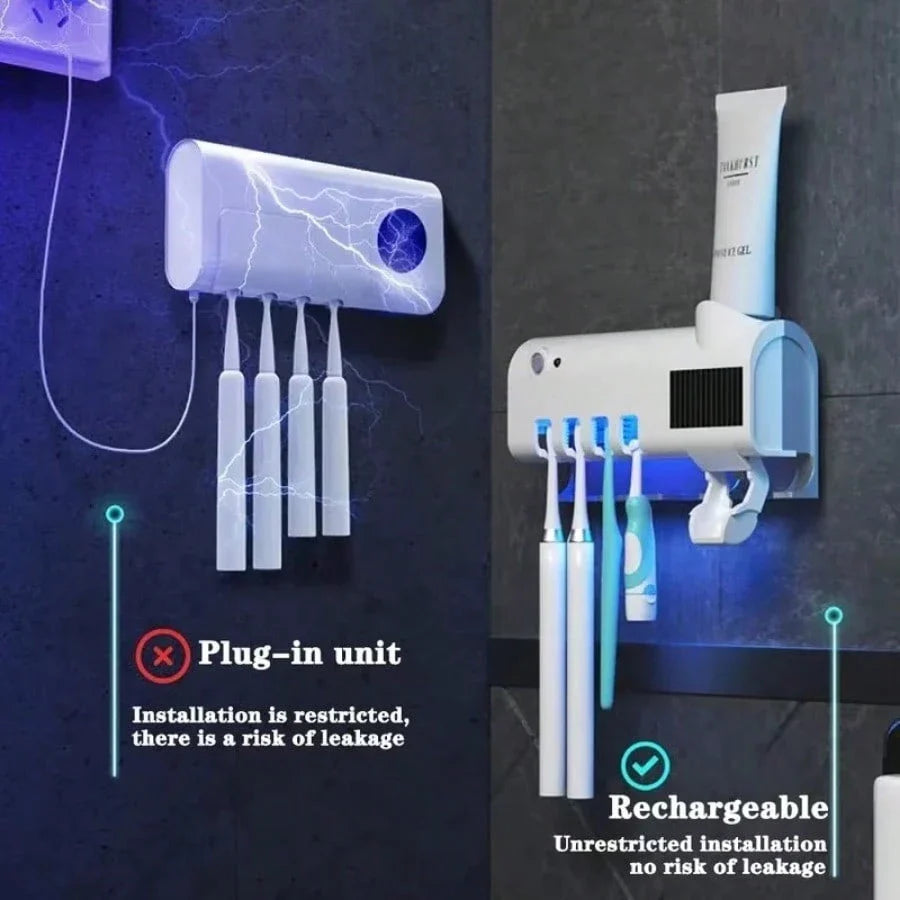 RAF UV Toothbrush Holder Dispenser