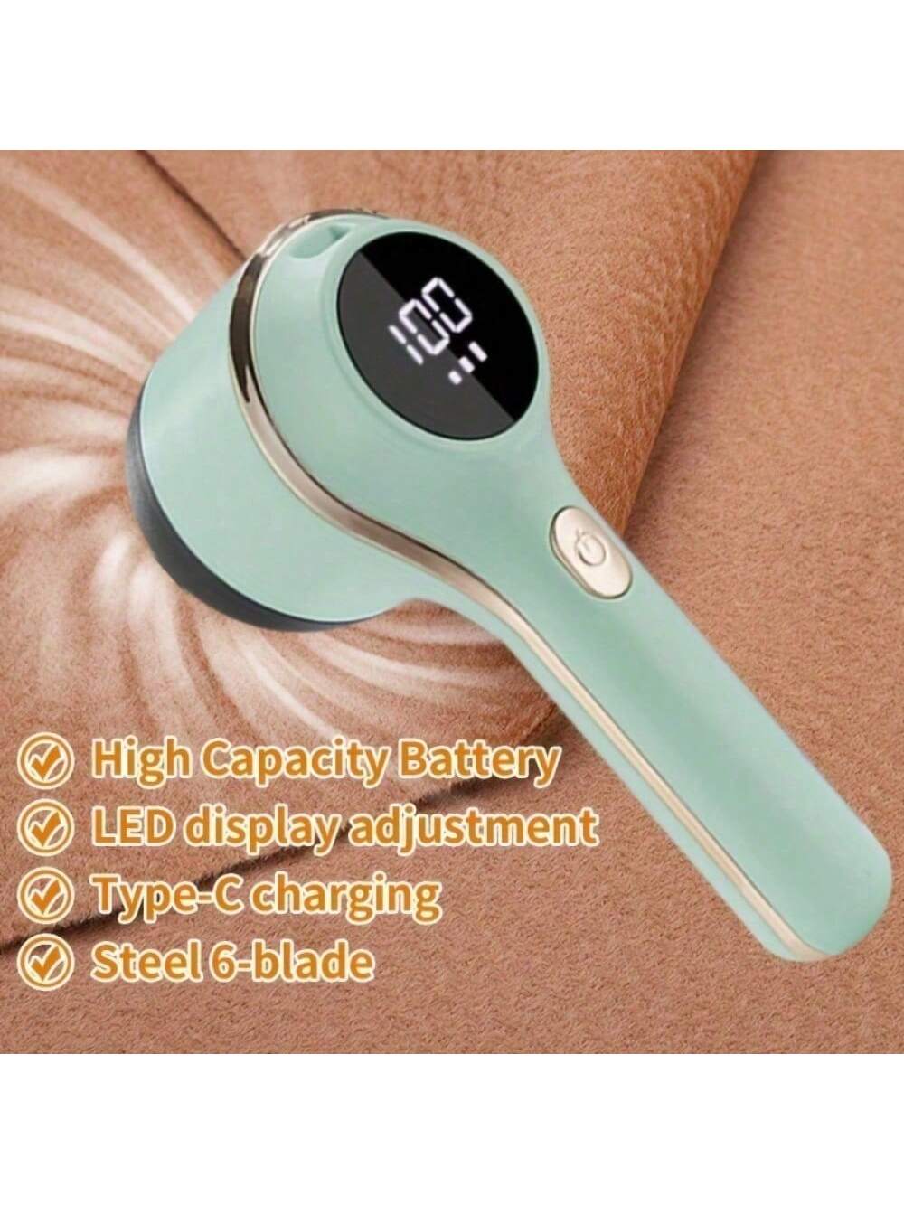 Rechargeable Fabric Shaver LED