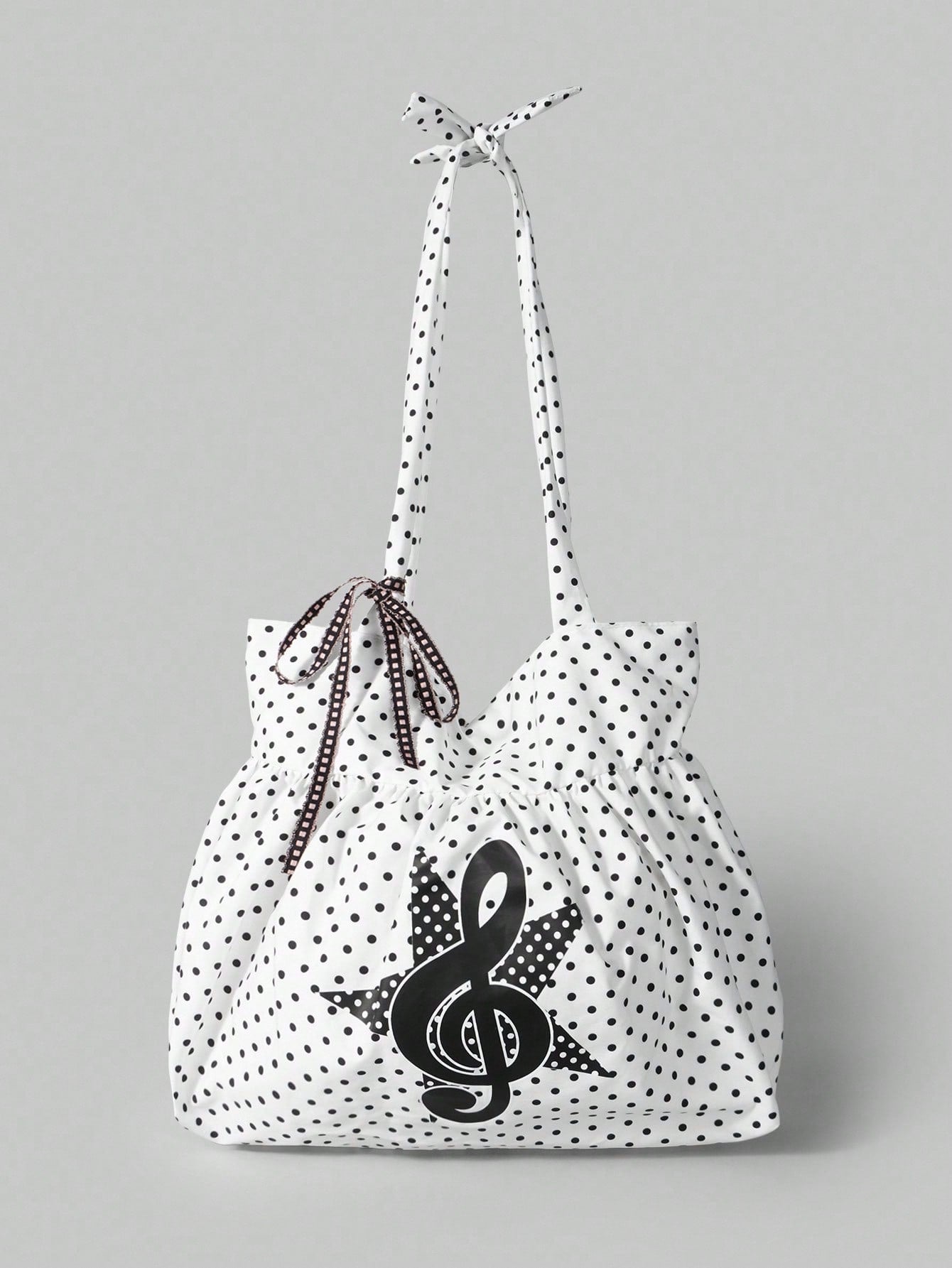 ROMWE Anime Vintage Crossbody Tote