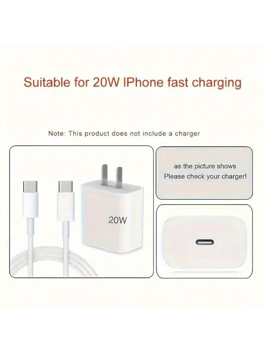 Pearl Design Charger Set, Includes Charging Cable Protector