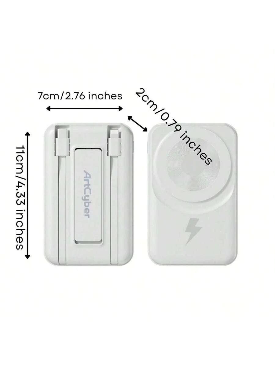 Latest Wireless Magnetic Battery Pack, 10000mAh Magnetic Power Bank