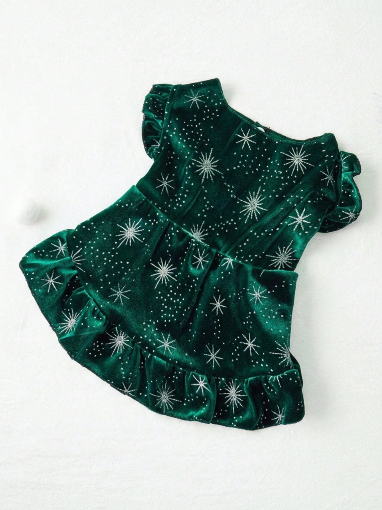 PETSIN Velvet Snowflake Pet Dress