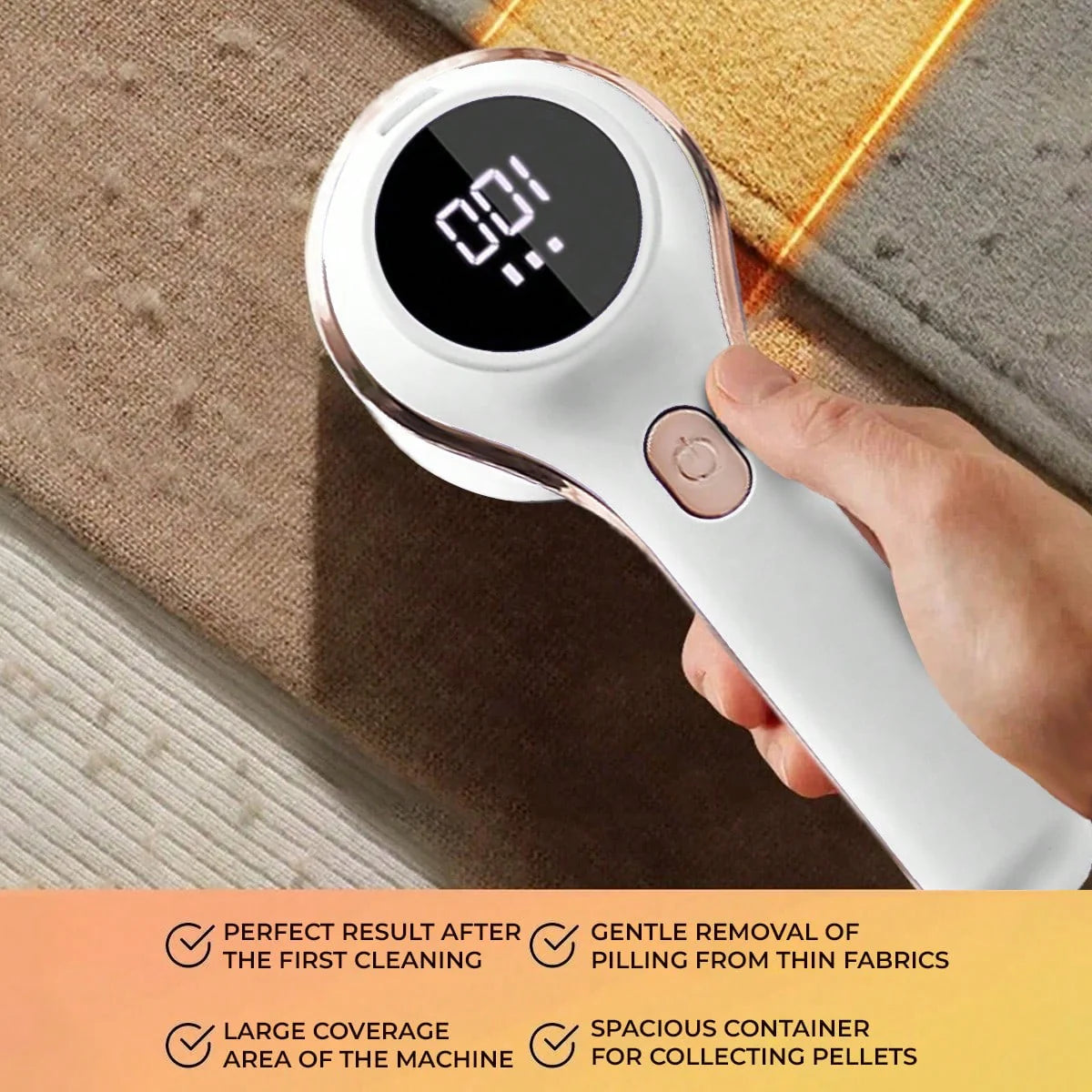 Rechargeable Fabric Shaver LED
