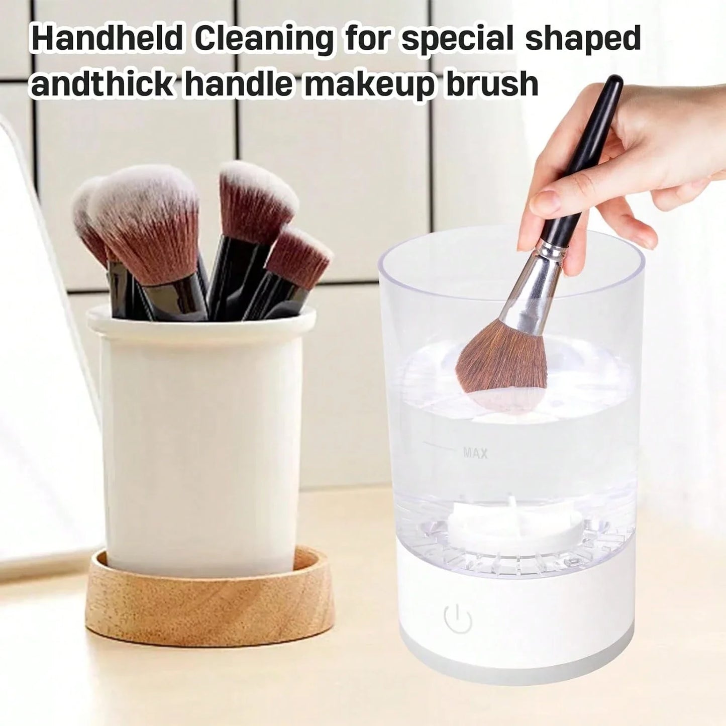 USB Powered Makeup Brush Cleaner
