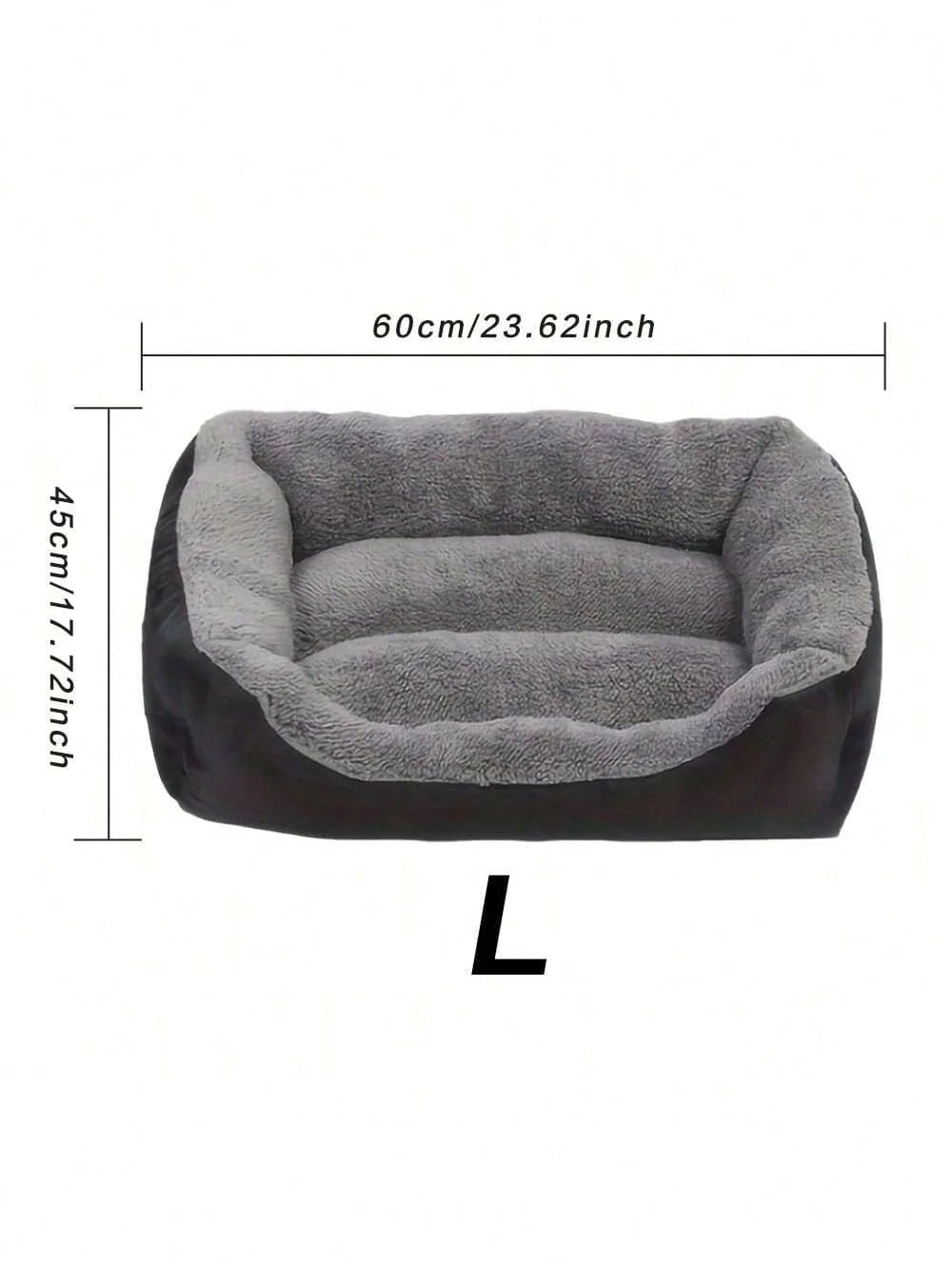 Thick Plush Rectangular Pet Bed