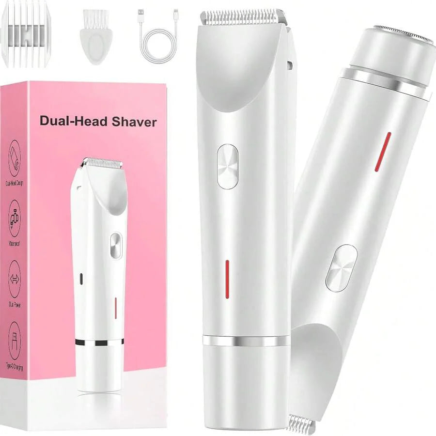 2 In 1 Women Electric Razor & Bikini Trimmer