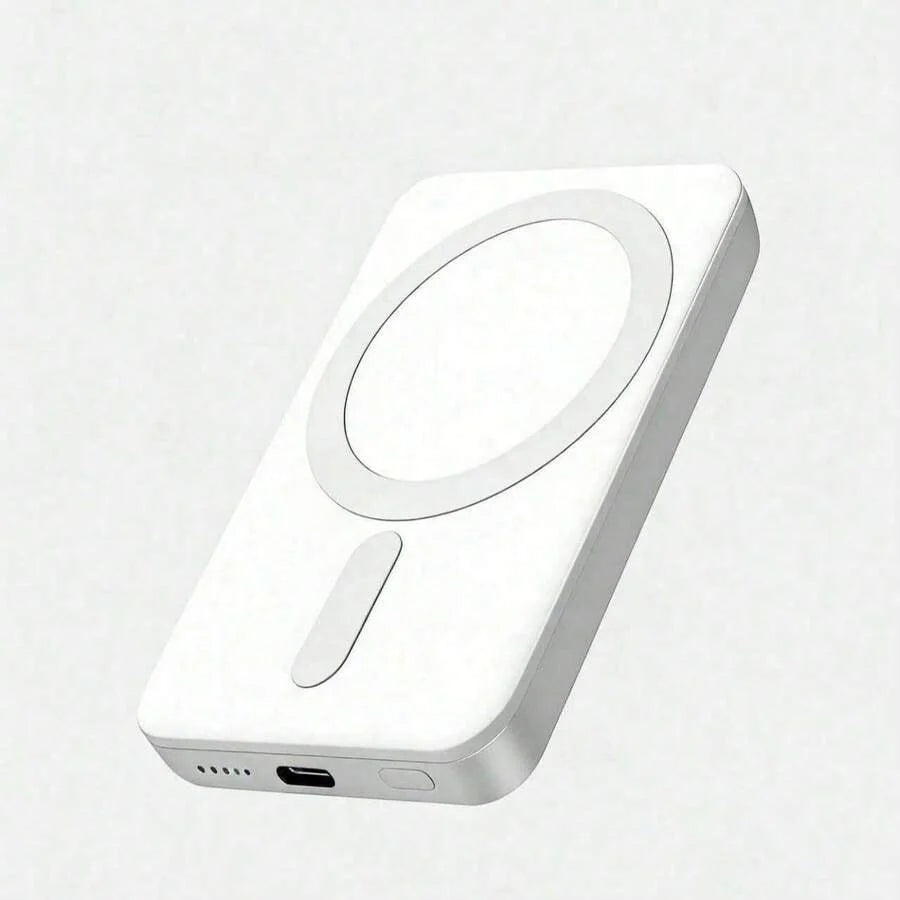 Fast Charging Magnetic Wireless Power Bank With MagSafe Ring Portable Charger