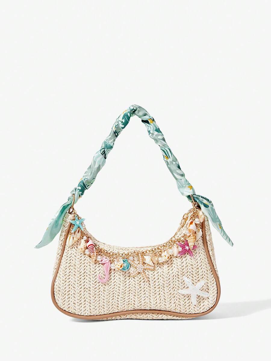 Viva Strut Summer Seaside Vacation Straw Bag