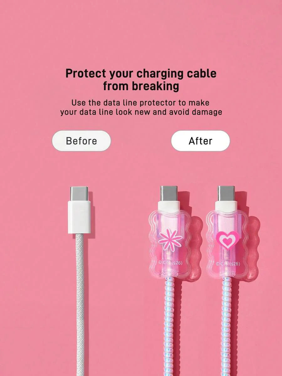 The Power Girl Folding Gradient Charging Head Protective Cover