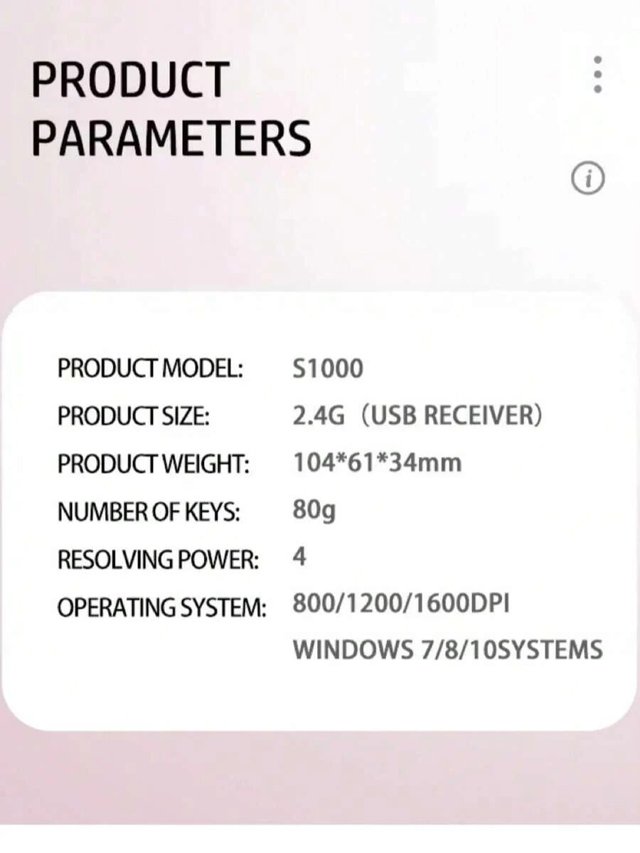 HP Wireless Mouse, Cute Silent, 2.4GHz Stable Connection
