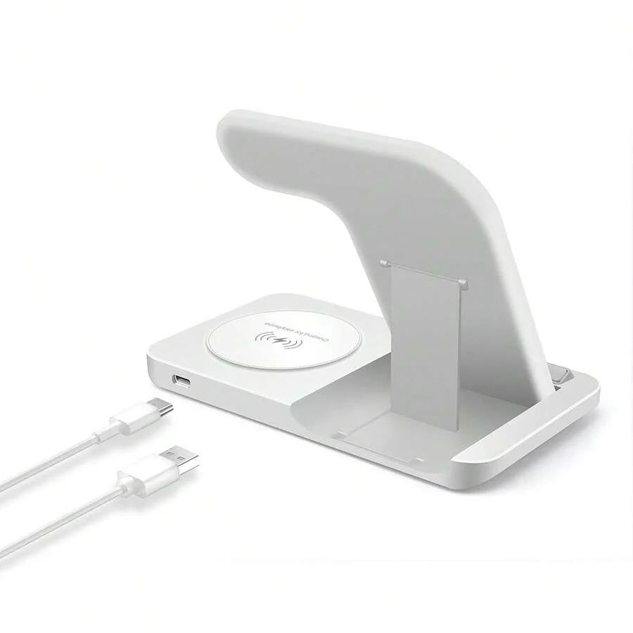 Wireless Charger Station For Multiple Devices Foldable