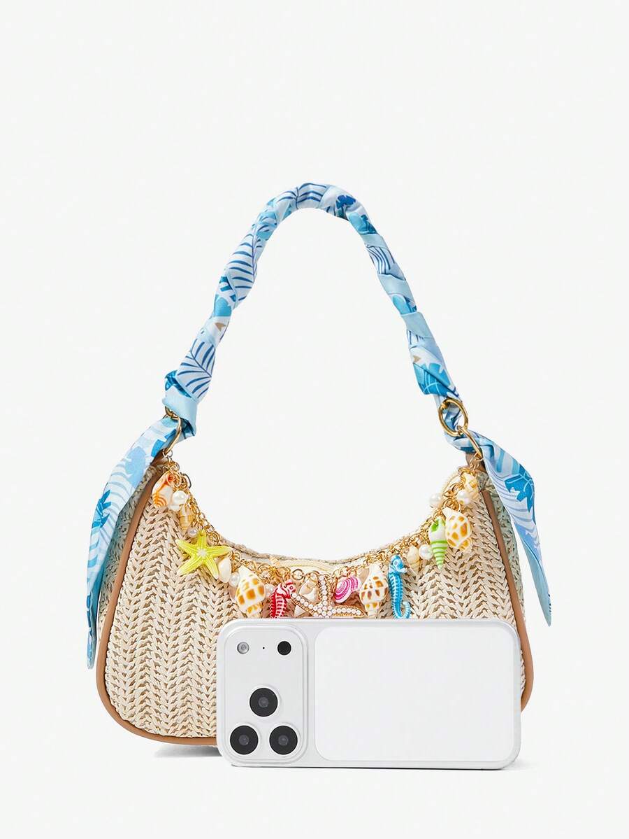Viva Strut Summer Seaside Vacation Straw Bag