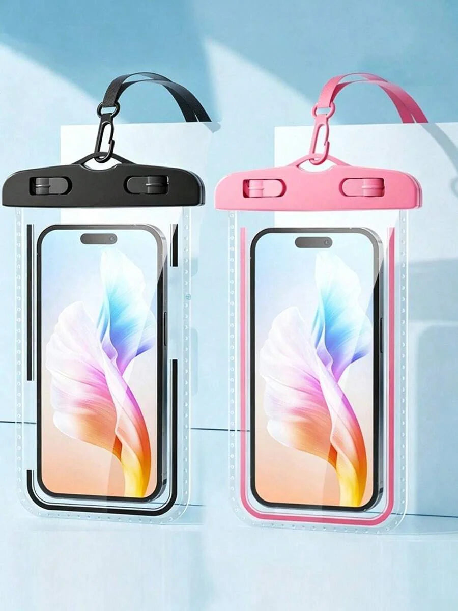 PVC Waterproof Phone Pouch With Lanyard