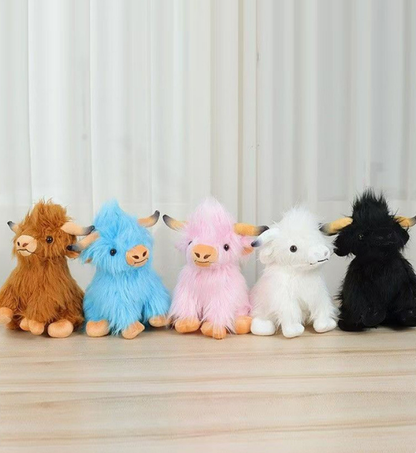 Christmas New Gift Toy🐂🎁Cute Cartoon Highland Cow Cuddly Toy