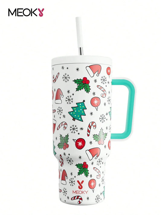 Meoky 40oz Stainless Steel Tumbler