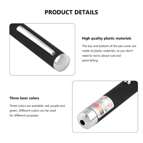 3-Pack Laser Pointer Pen Set