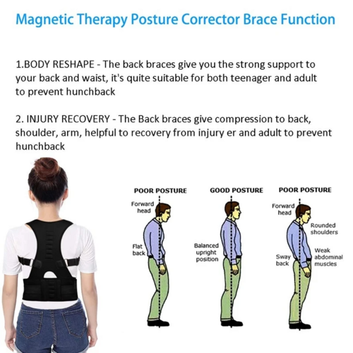 Magnetic Back Posture Corrector Brace