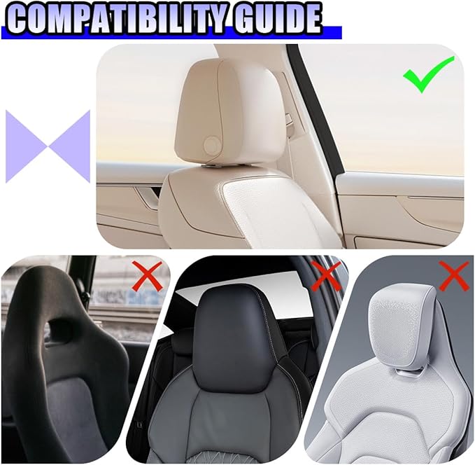 YoRise 2PCS Car Seat Covers, Comfortable Breathable Front Seat Covers, Highly Elastic Automotive Seat Protector Cover Accessories for RV, SUV, Truck, Sedan (Beige)