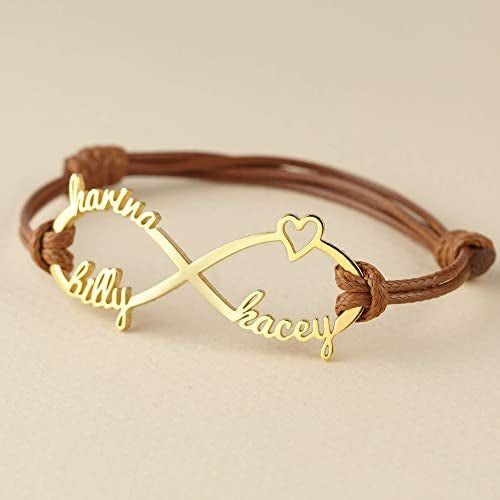 Personalized Mom Infinity Name Bracelet