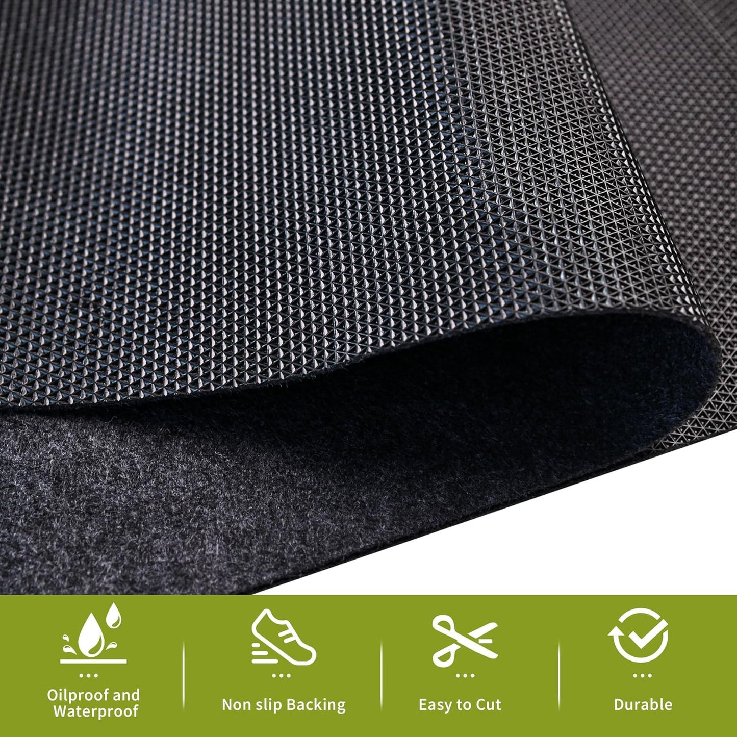 Oil Spill Mat - 72" x 60" Absorbent Oil Garage Floor Mat for Under Car - Protect Driveway from Drips, Spills, Stains, Reusable & Durable Garage Floor Protection Mat with Waterproof Backing