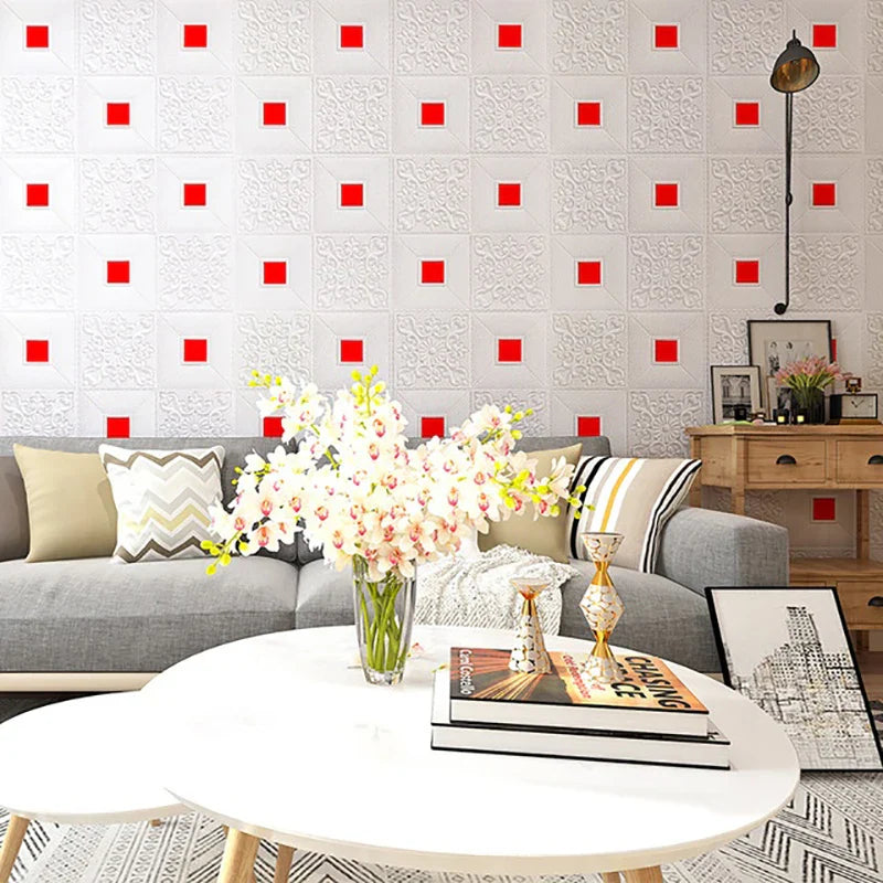 3D Brick Ceiling Wall Stickers